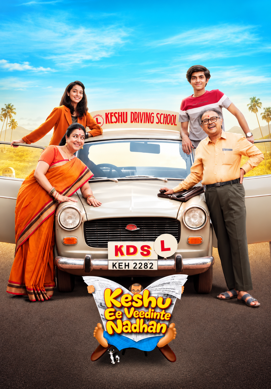 Keshu Ee Veedinte Nadhan (2021) (Hindi + Malayalam) Dual Audio UnCut South Movie HD ESub